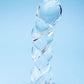 Dildo de cristal trenzado serafín Clarity