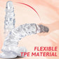 ClearCrave Gode musclé de 30 cm