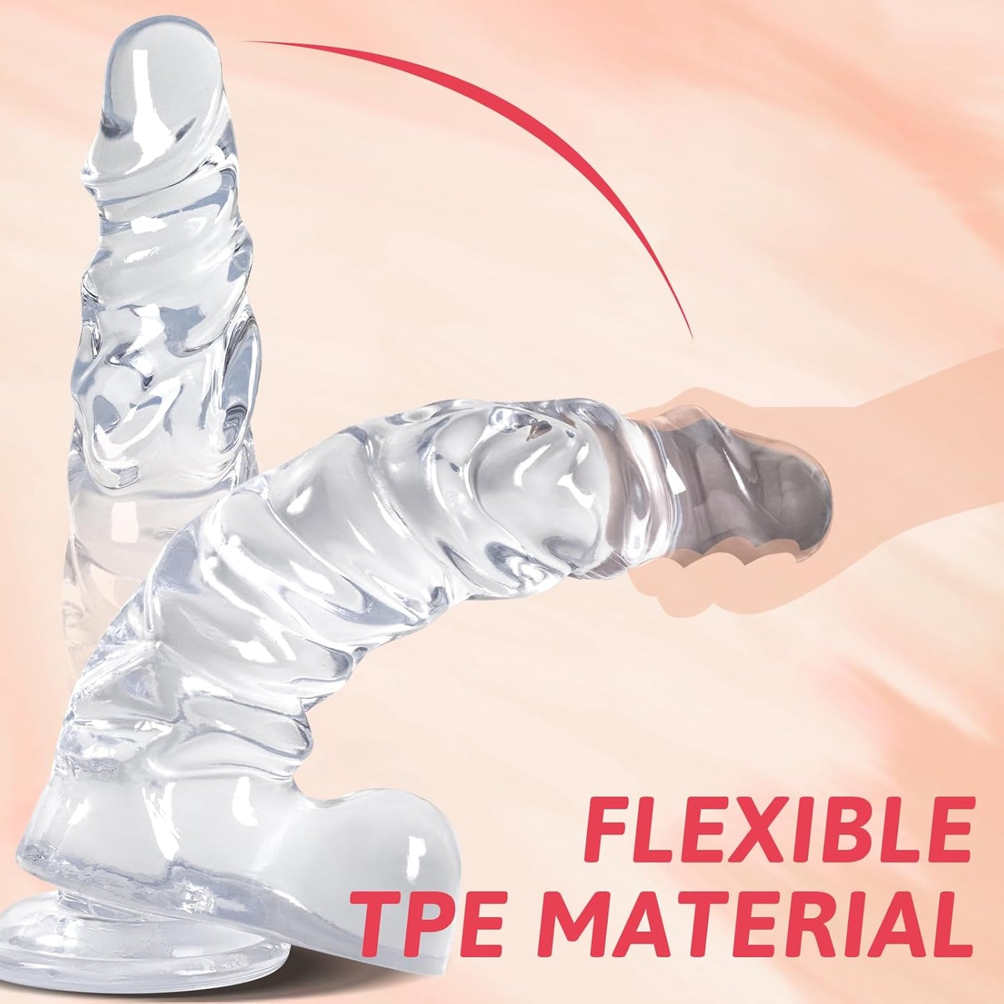 ClearCrave Gode musclé de 30 cm