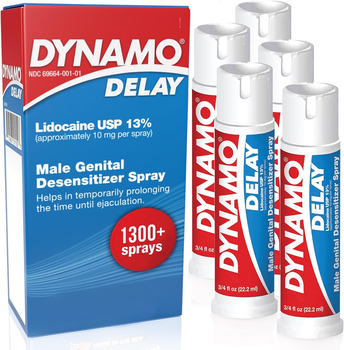 ClimaxPro Retardant en Spray pour Hommes - Pack de 5