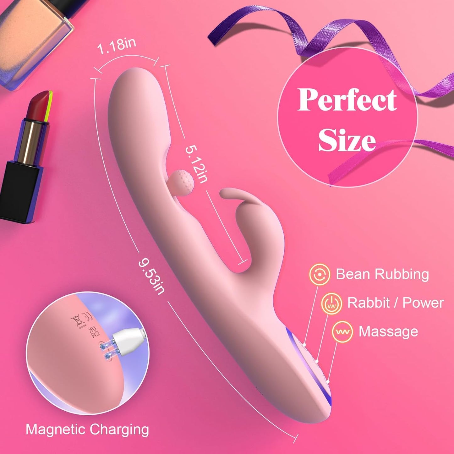 CloudSpiral 3-in-1 Rabbit Vibrator