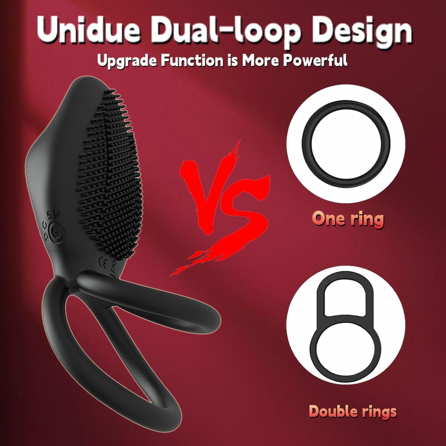 CobraGrip Dual Vibrating Ring