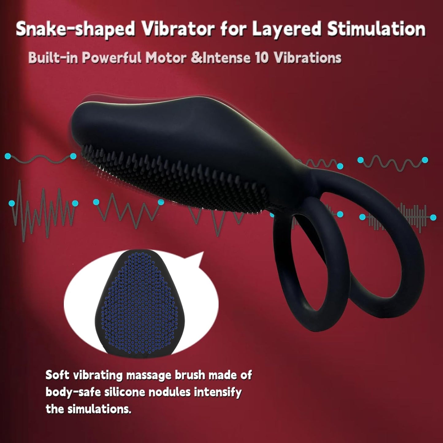 CobraGrip Dual Vibrating Ring