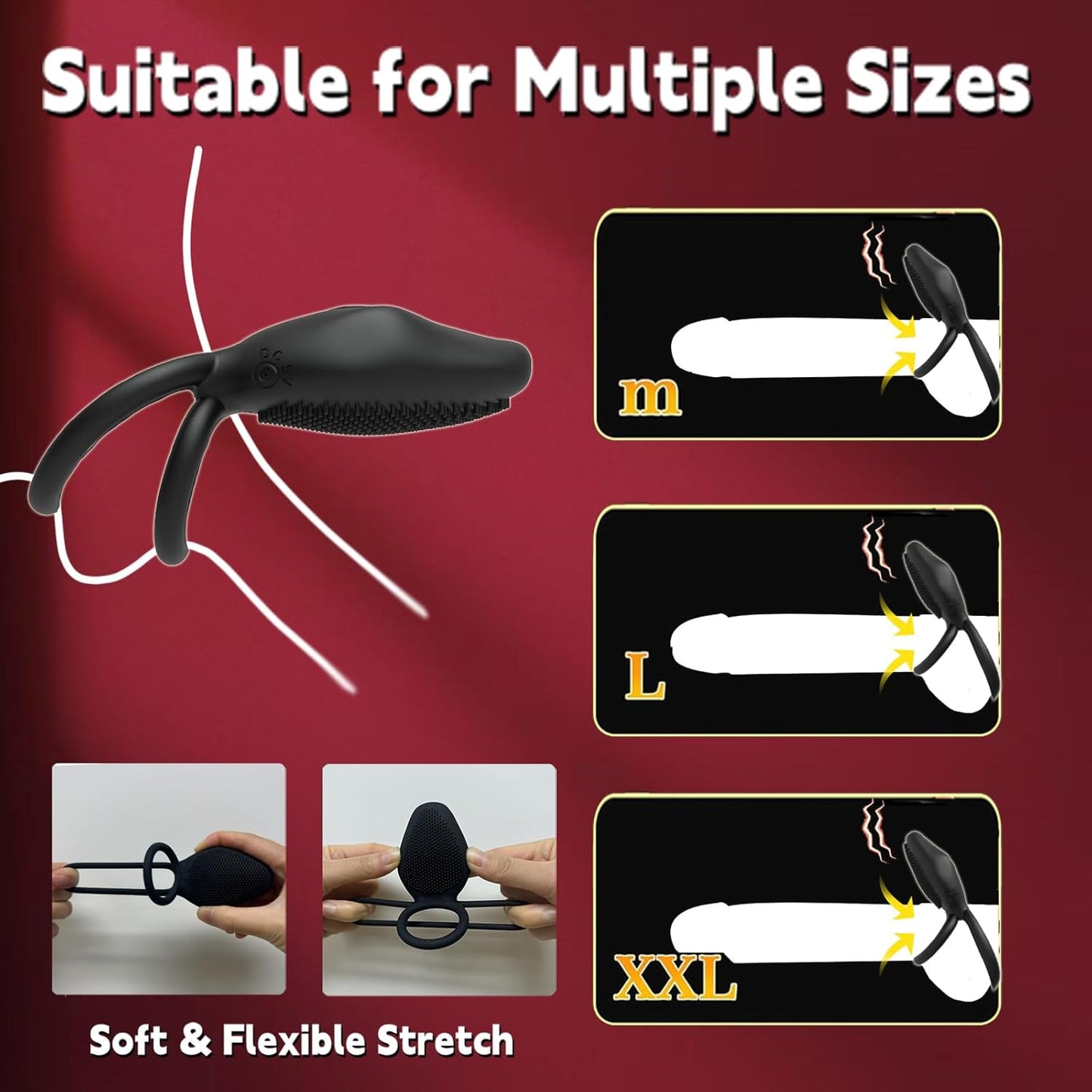 CobraGrip Dual Vibrating Ring