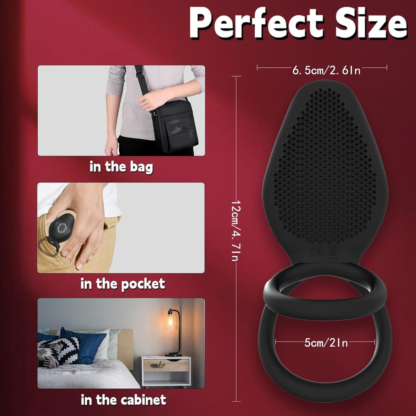 CobraGrip Dual Vibrating Ring