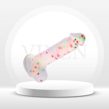 Dildo de silicona ColorThrust de 6,5"