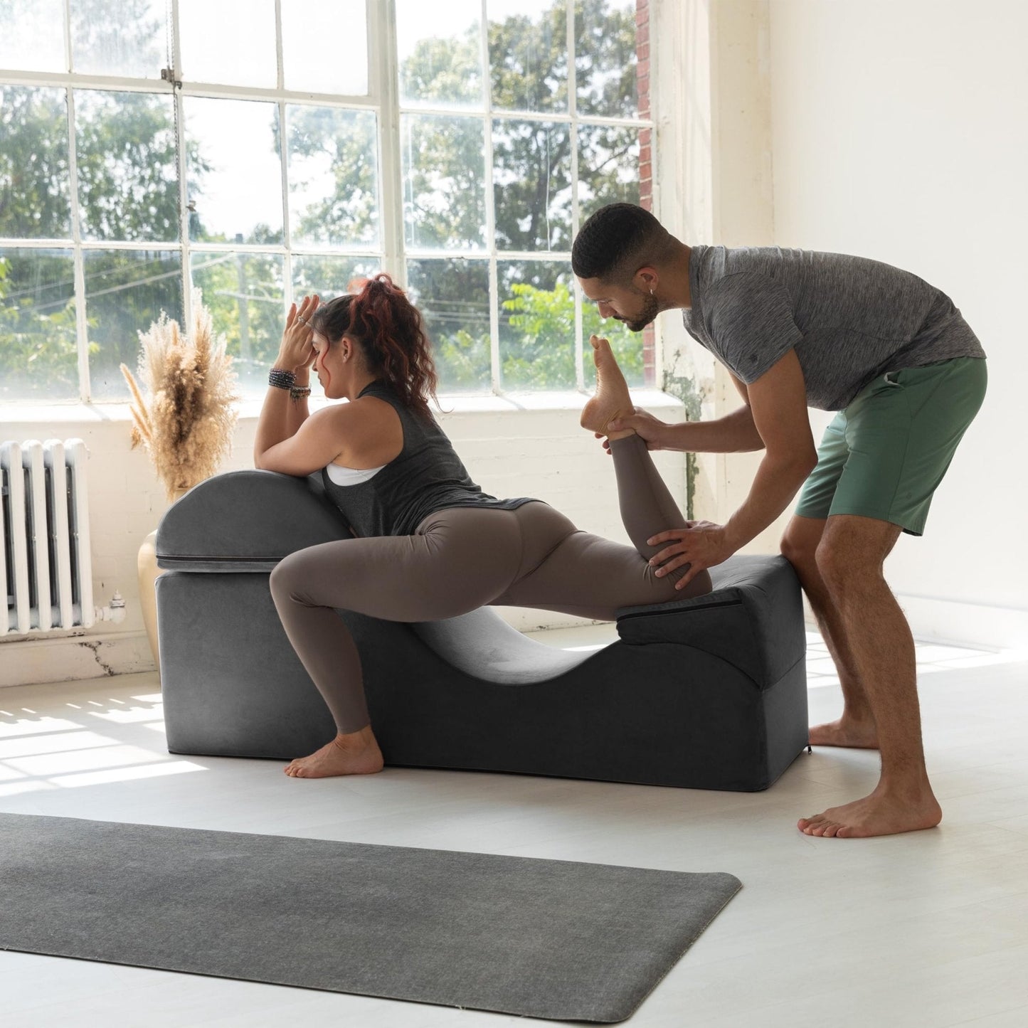 Convertible Black Intimate Lounge Sex Chaise