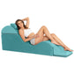 Chaise longue de relaxation intime convertible bleue