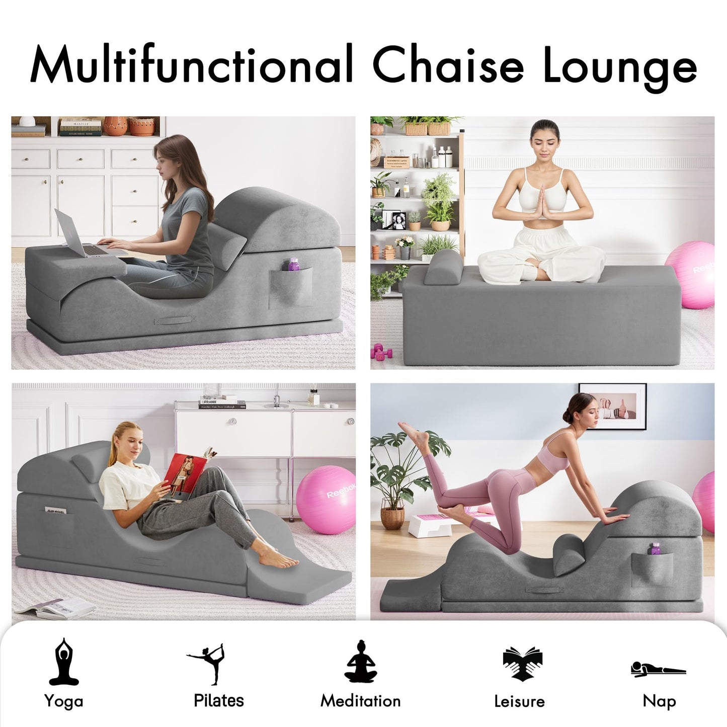 Sillón íntimo ergonómico convertible