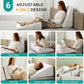 Almohada de cuña íntima de espuma viscoelástica refrescante para parejas