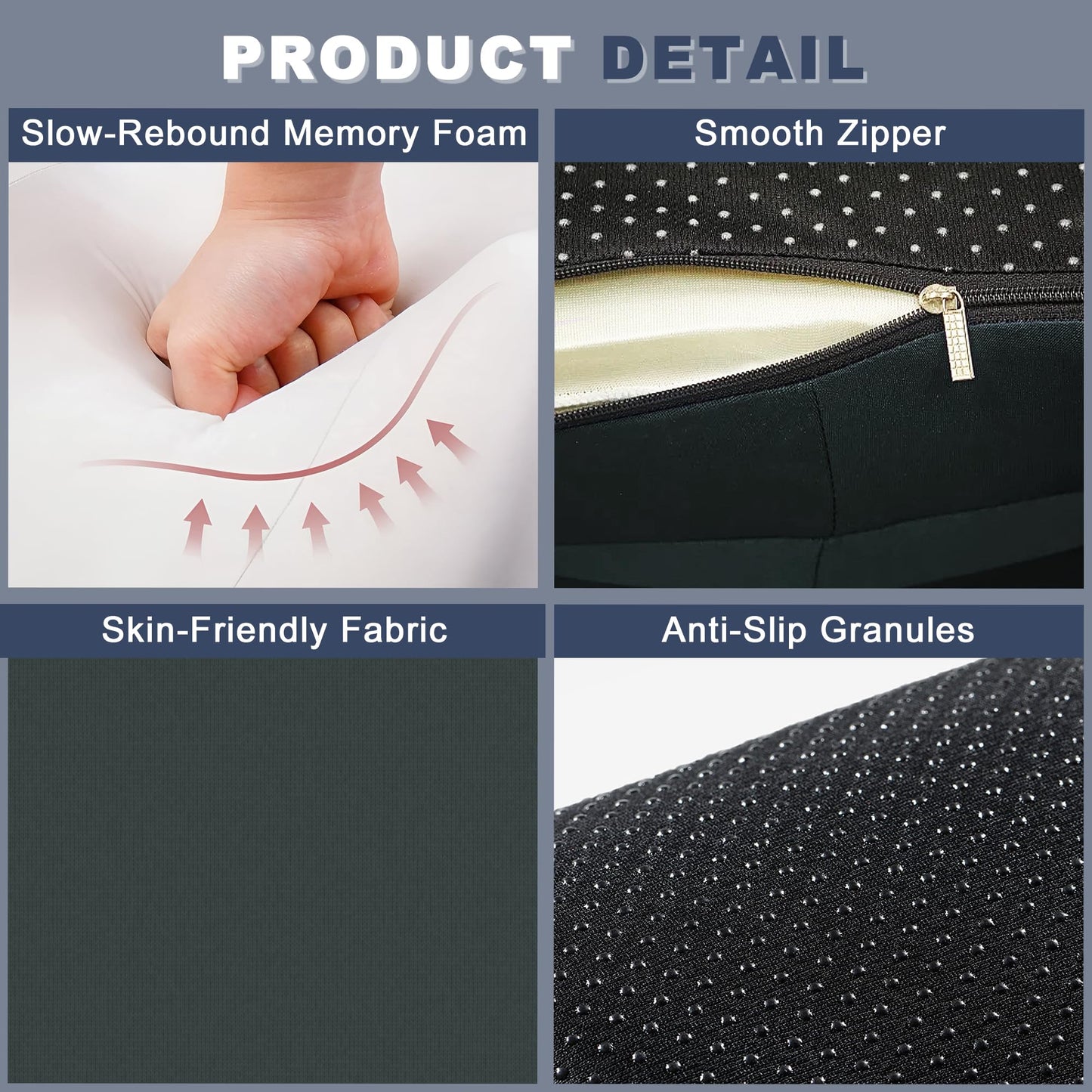 Almohada de cuña de apoyo para posiciones de intimidad en pareja