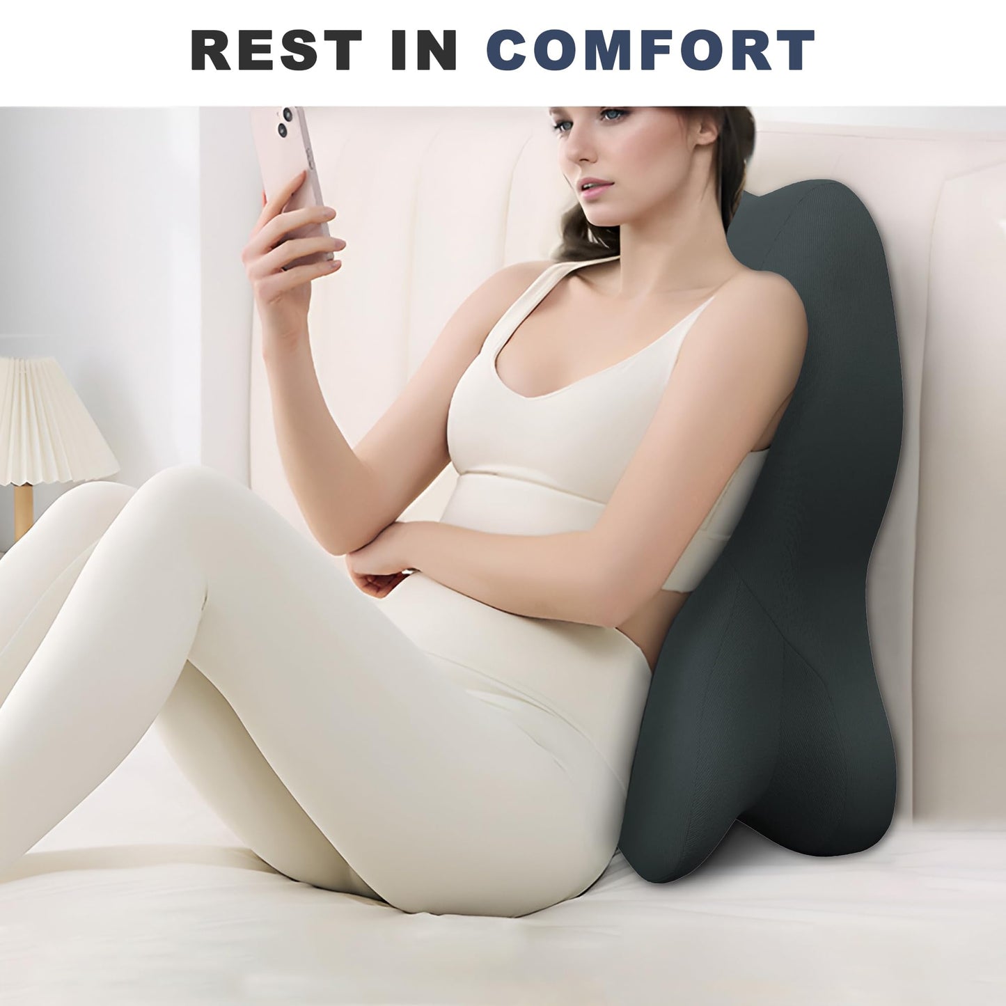 Almohada de cuña de apoyo para posiciones de intimidad en pareja