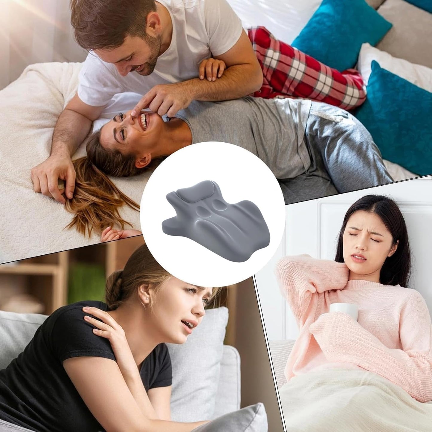 Almohada de cuña de espuma viscoelástica para la intimidad de parejas