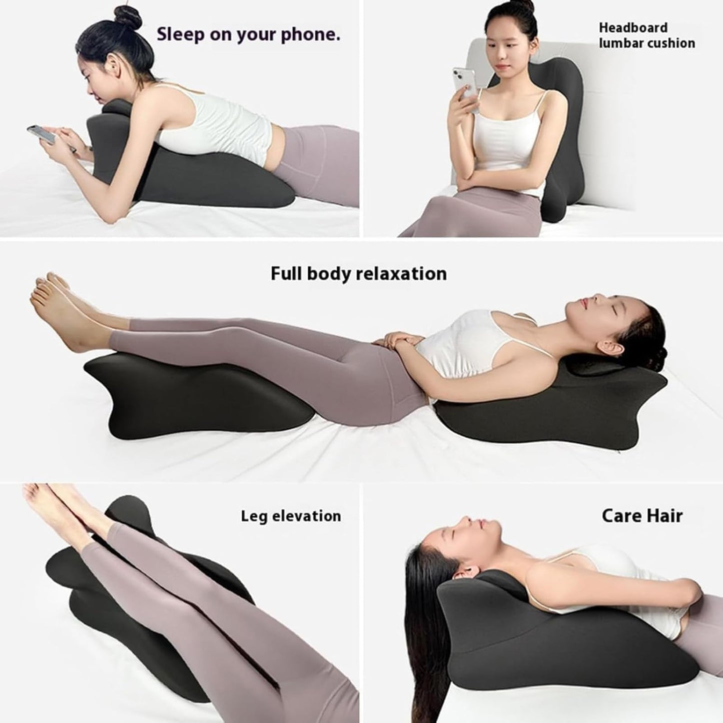 Almohada de cuña de espuma viscoelástica para la intimidad de parejas