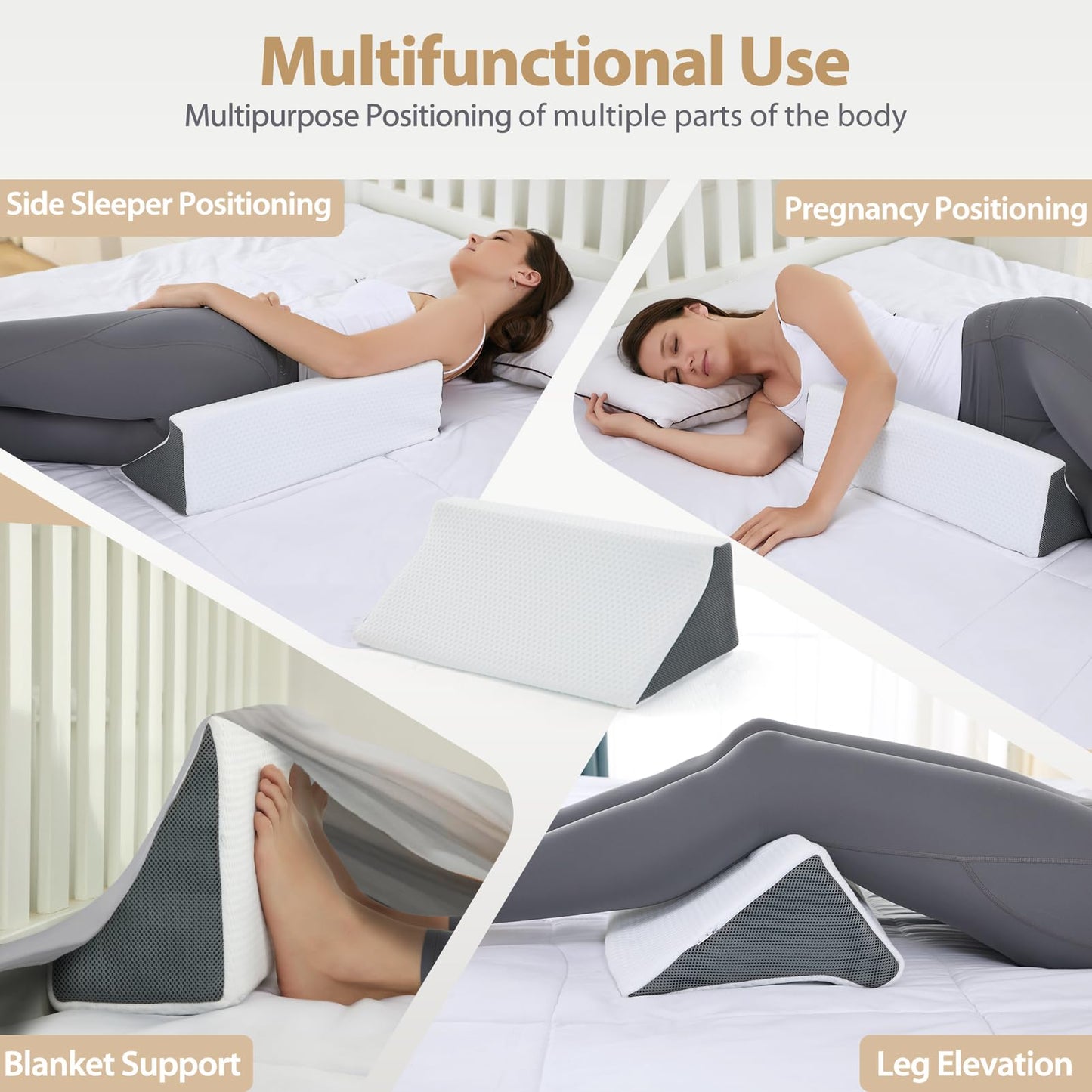 Almohada de cuña de lado íntima para parejas