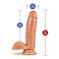 Coverboy Manny The Fireman 7" Dildo - Latin
