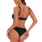 Mesh Underwire Teddy with Lace Up Bottom