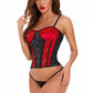 Red Sequin Bustier