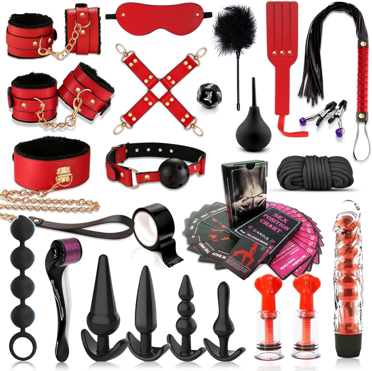 CraveSoft Kit de Bondage de 24 Piezas