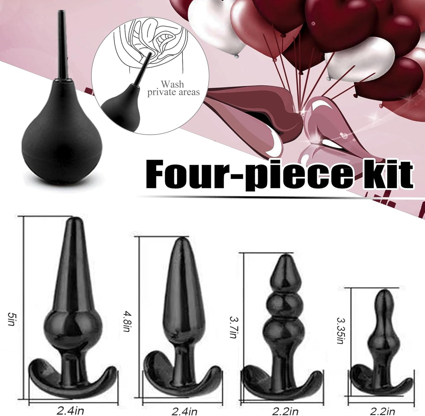 CraveSoft Kit de Bondage de 24 Piezas
