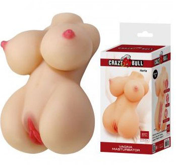 Estimulador con forma de torso realista Herta Crazy Bull