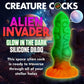 Biteau de créature envahisseur extraterrestre, gode extraterrestre phosphorescent