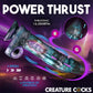 Dildo Vibrador y Penetrador Astro-Empuje de Creature Cocks