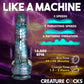 Dildo Vibrador y Penetrador Astro-Empuje de Creature Cocks