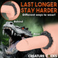 Creature Cocks Caiman Silicone Cock Ring - Black