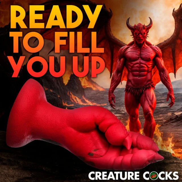 Dildo de silicona para fisting Demon Claw de Creature Cocks