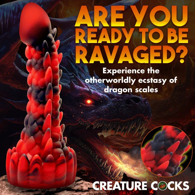 Créature bite Démon dragon à écailles Dildo en érection
