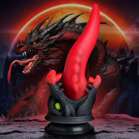 Créature Pénis Dragon Rugissement Godemichet en Silicone