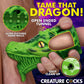 Creature Cocks Dragon Tamer Silicone Stroker Green
