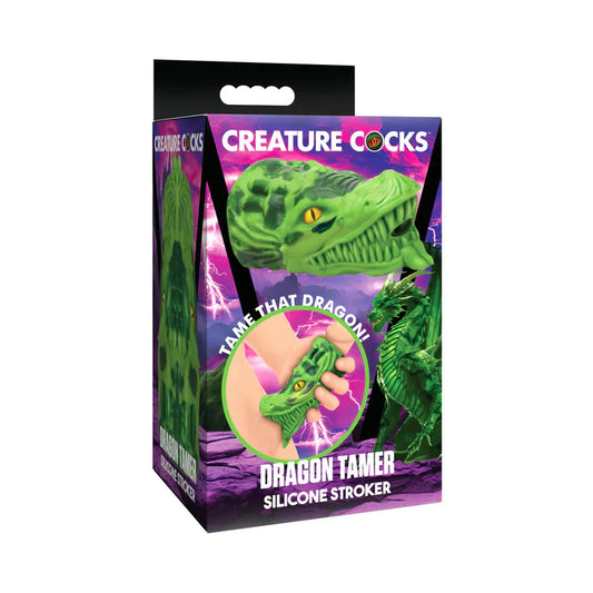 Creature Cocks Dragon Tamer Masturbador de silicona verde