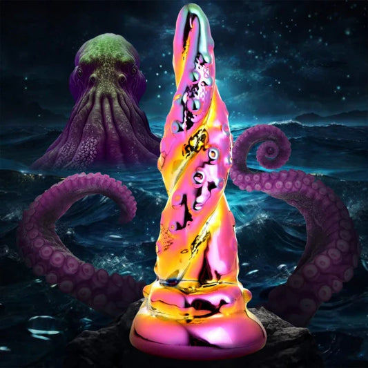 Créature Bite Enchanteresse Verre Arc-en-ciel Godemichet