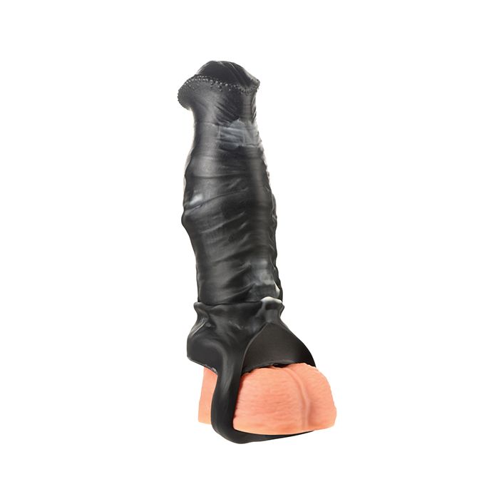 Creature Cocks Extensión de pene de silicona Stallion de 1.5"