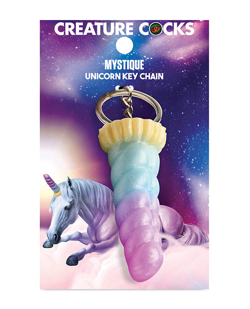 Llavero de silicona de unicornio Mystique de Creature Cocks