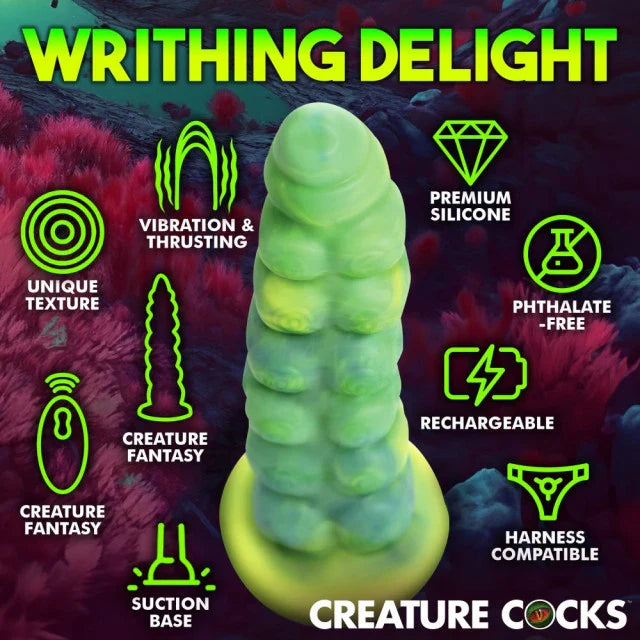Bite de Créature Gigoteuse, Pénétrant et Vibrateur Dildo