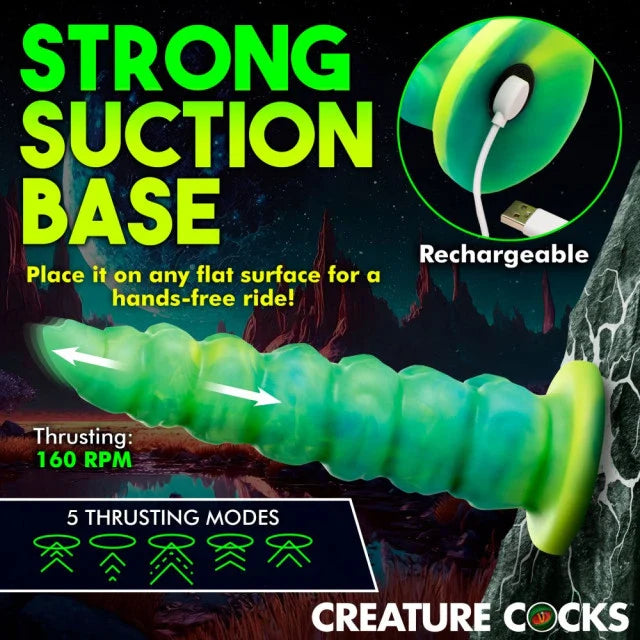 Bite de Créature Gigoteuse, Pénétrant et Vibrateur Dildo
