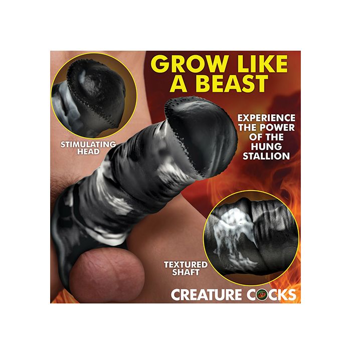 Rallonge de pénis en silicone Creature Cocks Stallion 1"