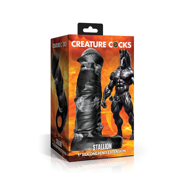 Rallonge de pénis en silicone Creature Cocks Stallion 1"
