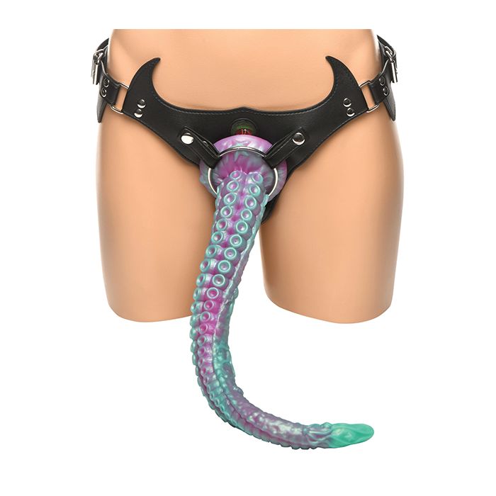 Arnés con dildo tentáculo de criatura