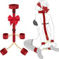 Kit BDSM de Collar y Puños CrimsonBind