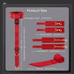 Kit BDSM de Collar y Puños CrimsonBind