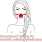CrimsonBloom Silicone Rose Ball Gag With Removable Plug