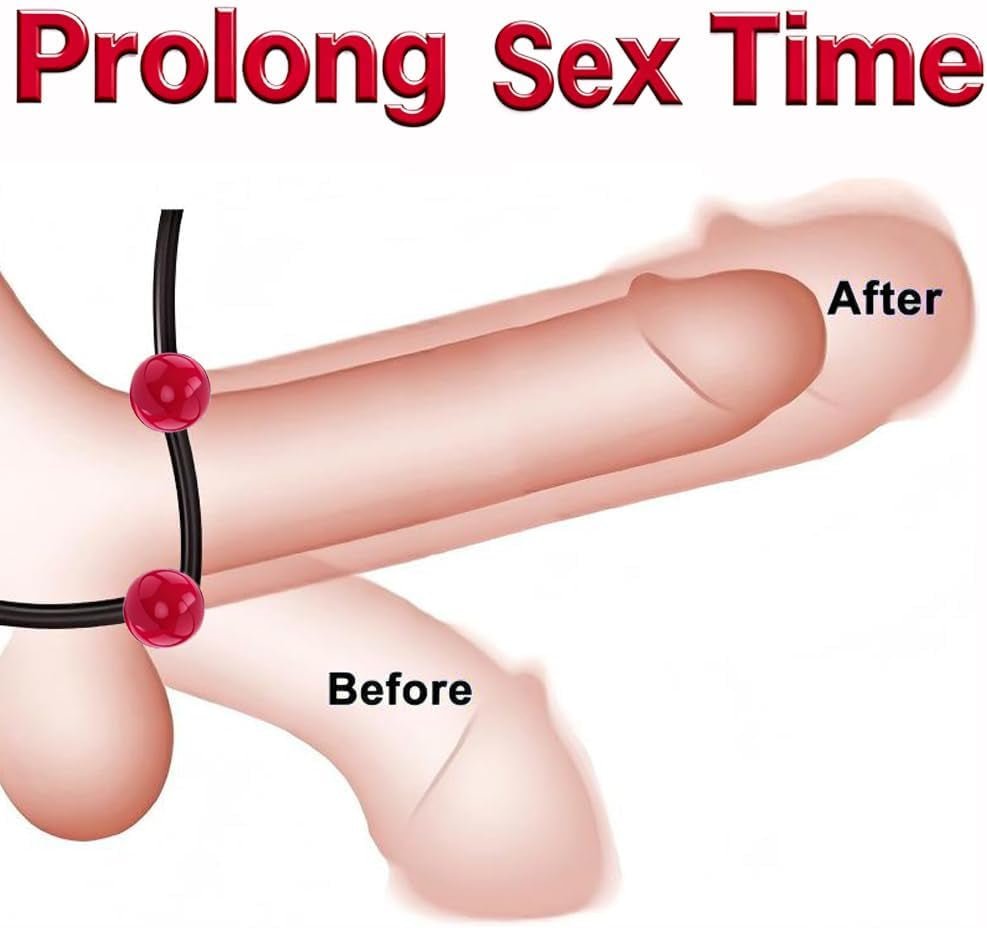Juego de Anillos para Pene Ajustables CrimsonFlex de 9 Piezas