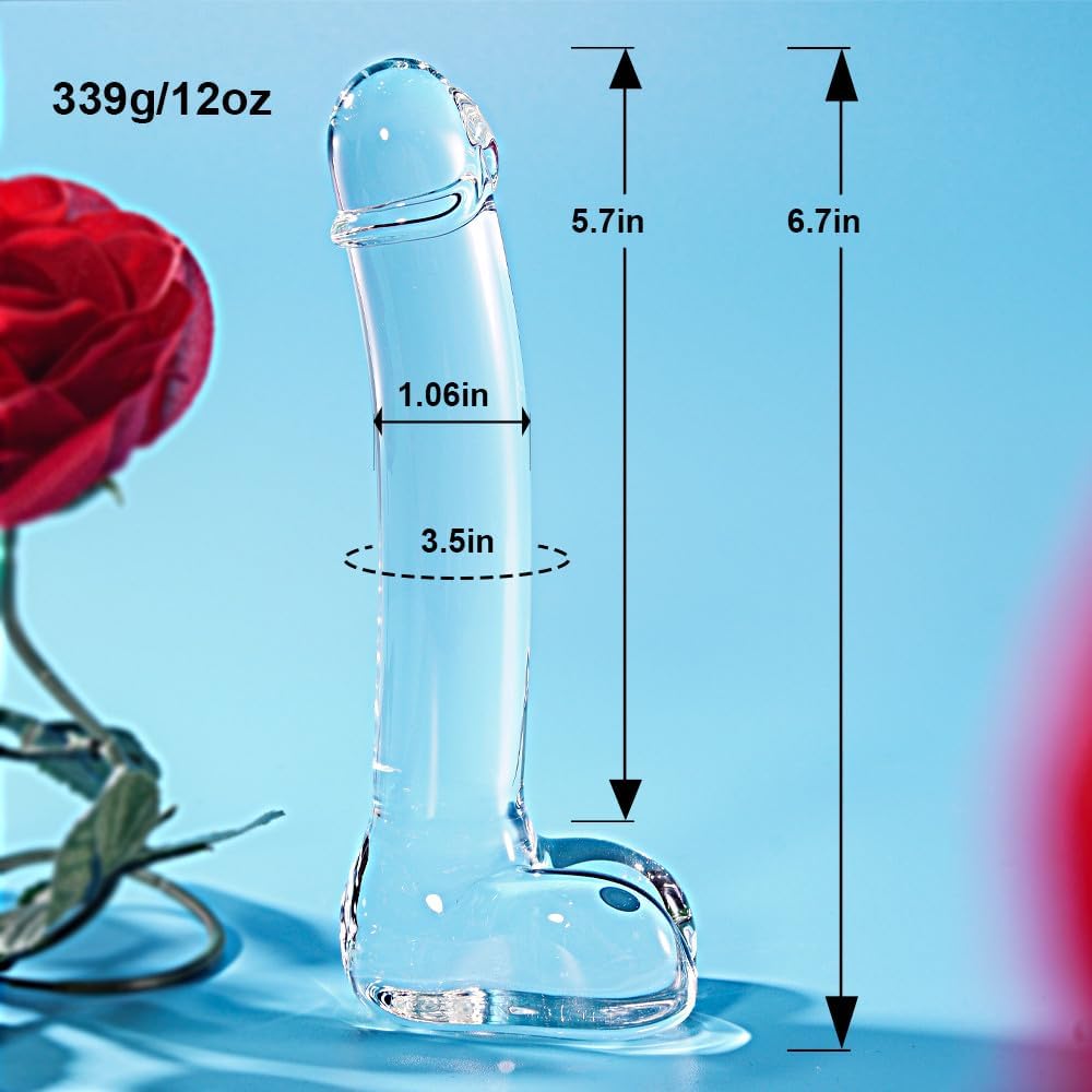 Dildo de cristal pequeño CrystalCurve
