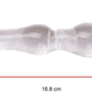 CrystalDual Tapón anal de cristal de doble extremo