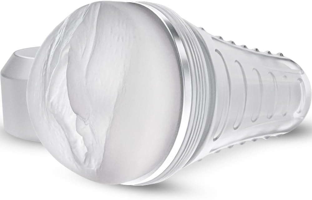 Masturbador CrystalGrip Transparente con Ventosa