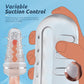 Masturbador CrystalGrip Transparente con Ventosa